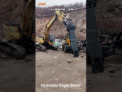 Volledig draaiende schrootvernielingsscheer voor het verwerken van staal in schroot