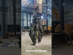 Hydraulische graafmachine voor het snijden van ijzerfabrieken met metaalscherven