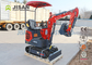 Euros Work Hydraulic Mini Excavator-Machine, Landbouwmachines 1 Ton Excavator