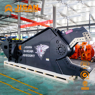 50 Ton Hydraulic Concrete Demolition Shear 3800 Mm voor Uitrusting van het Schroot de Roterende Hulpmiddel