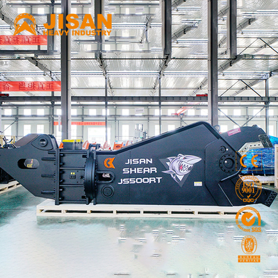 Hulpmiddeluitrusting 55 Ton Excavator Attachment Demolition Shear voor Bouw Mobiele Schroot