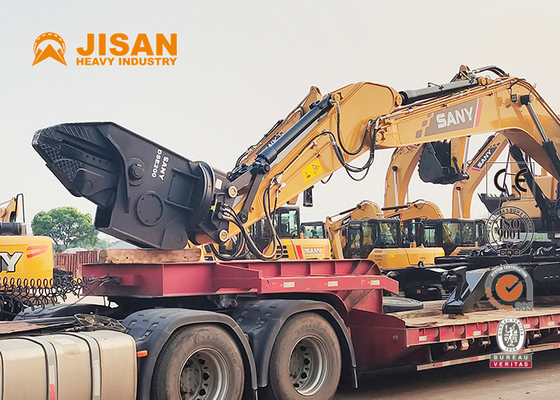 Jisan Hardox Demolition Shear voor graafmachines Eéncilinder snijmachines Autoscherm Hydraulisch metaalscherm