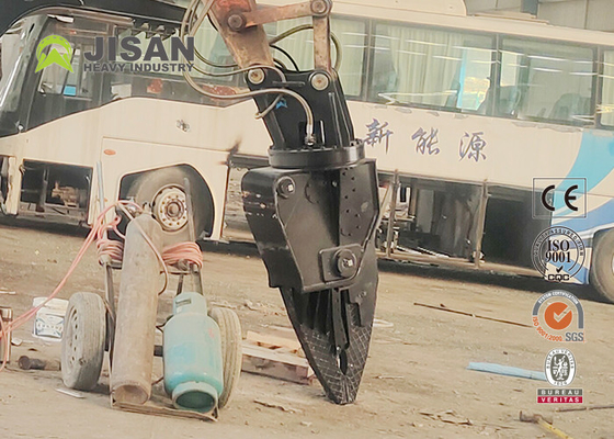 Jisan Graafmachine Demolitie Hardox Steel Shears Fort Scrap Shears Te koop Auto's Demontage Machine