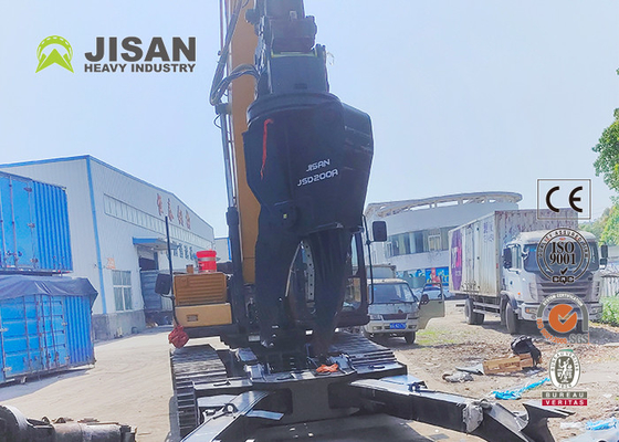 Graafmachine Hydraulische schaar voor staalconstructie Afbraak Hydraulische metaal snijmachine Pc200 Beton schaar wagen
