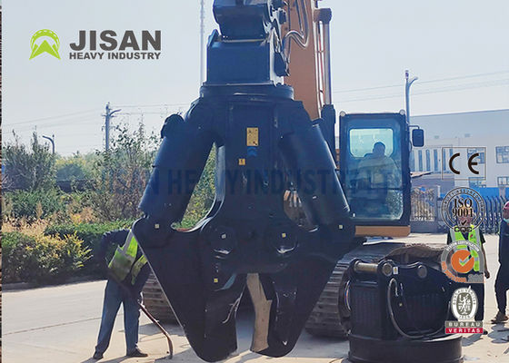 JSD40F-JSD480F Excavator Metal Shears For Demolition And Recycling With 360 Deg Hydraulic Rotation Motor