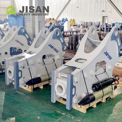 Hydraulische steenbreker voor 19-26 ton graafmachine met 400-600 slagen per minuut en 140 mm beitel