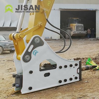 Hydraulische steenbreker met 160-180 kg/cm2 werkdruk, 150-190 l/min olieflow en 350-500 bpm slagfrequentie voor graafmachines