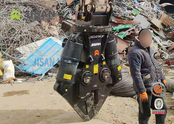 JISAN Graafmachine Metalen Schaar Met 360 Graden Hydraulische Rotatiemotor Sterke Kracht En Lange Duurzaamheid
