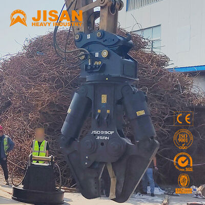 Veelzijdige graafmachine metalen schaar met brede kaakopening en sterke krachtcilinder voor beton recycling en sloop