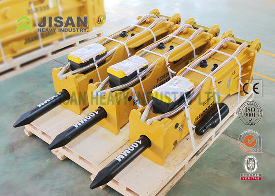 Heavy Duty Excavator Rock Breaker Impact Hammer Geschikt Voor Mijnbouw, Groeven, Bouw En Civieltechnische Projecten