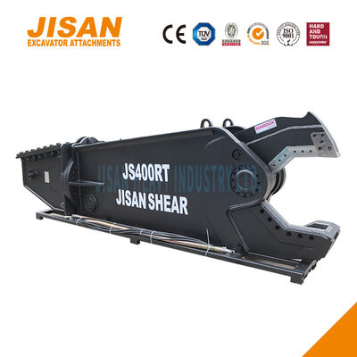 Nieuw Product CE 25 Hydraulische Sloopuitrusting Graafmachine Aanbouwdeel Auto Schroot Schaar Met Tandwiel Roterende Sloop Schaar