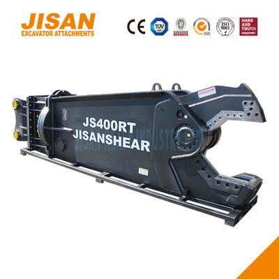 Nieuw Product CE 25 Hydraulische Sloopuitrusting Graafmachine Aanbouwdeel Auto Schroot Schaar Met Tandwiel Roterende Sloop Schaar