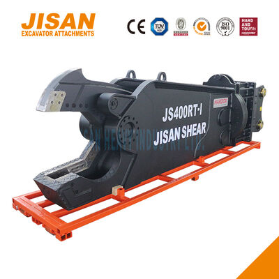 Nieuw Product CE 25 Hydraulische Sloopuitrusting Graafmachine Aanbouwdeel Auto Schroot Schaar Met Tandwiel Roterende Sloop Schaar