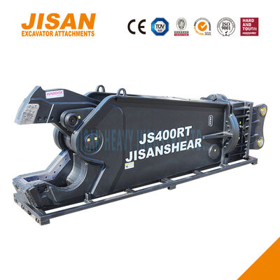 Nieuw Product CE 25 Hydraulische Sloopuitrusting Graafmachine Aanbouwdeel Auto Schroot Schaar Met Tandwiel Roterende Sloop Schaar