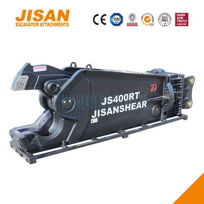 Nieuw Product CE 25 Hydraulische Sloopuitrusting Graafmachine Aanbouwdeel Auto Schroot Schaar Met Tandwiel Roterende Sloop Schaar