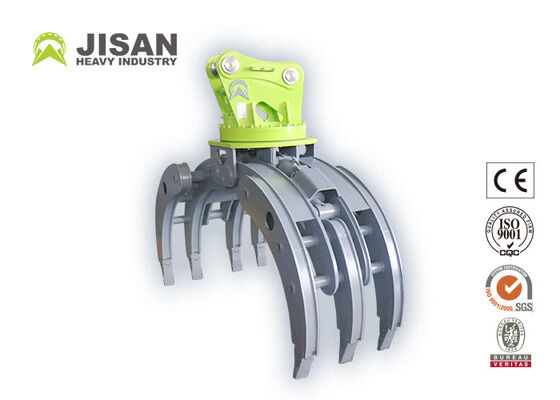 Dubbele koppeling Hydraulische blokgreep 1500mm kaakopening voor 20 ton 320 graafmachine
