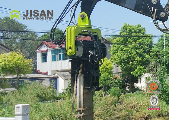 35-50 ton Graafwerktuigvibro hammer used Hydraulisch Mini Excavator Pile Driver