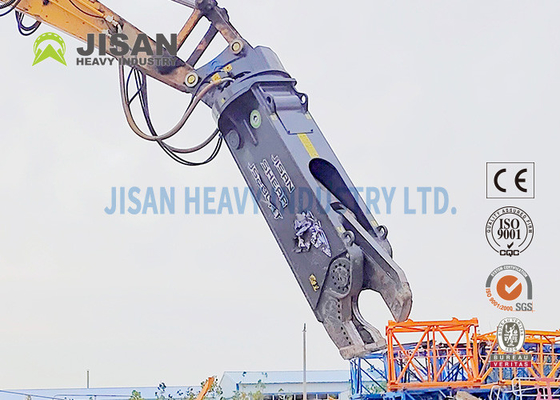 Het mobiele van de de Schrootscheerbeurt van Jisan Provide Hydraulic van de Schrootproducent Knipsel van het Graafwerktuigdemolition shear steel