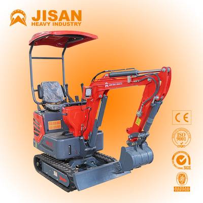940Kg Max Home Use Mini Excavator-de Macht van de Motorcilinder de Bouwmotor Koele Bagger