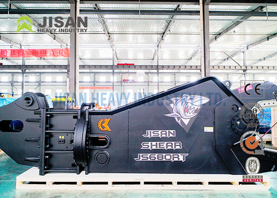 850mm Js680rt Hydraulische Scheerbeurt 150 Bar met het Sluiten van Cyclus voor Staalknipsel