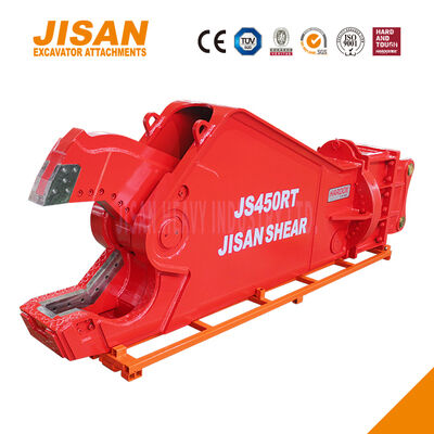 Nieuw Product CE 25 Hydraulische Sloopuitrusting Graafmachine Aanbouwdeel Auto Schroot Schaar Met Tandwiel Roterende Sloop Schaar